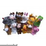 Kid Toy Chinese Zodiac Finger Puppet 12pc Cute Animals  B00N9P8ISY